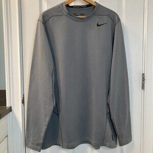 Nike Pro Dri-Fit Fitted Long Sleeve Pullover Shirt Size 2XL